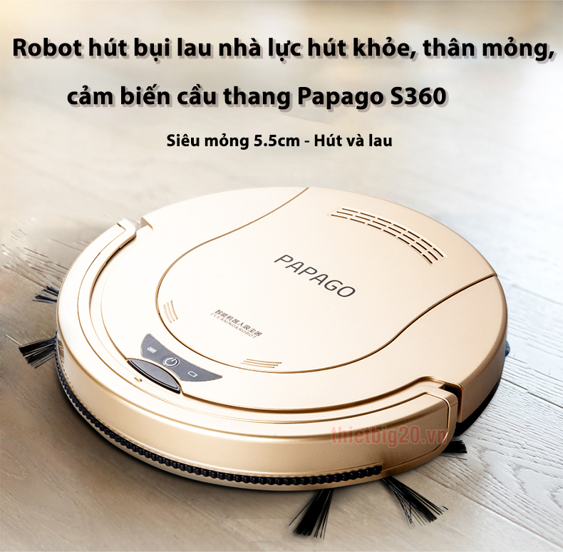 Robot Lau Nhà Papago S360