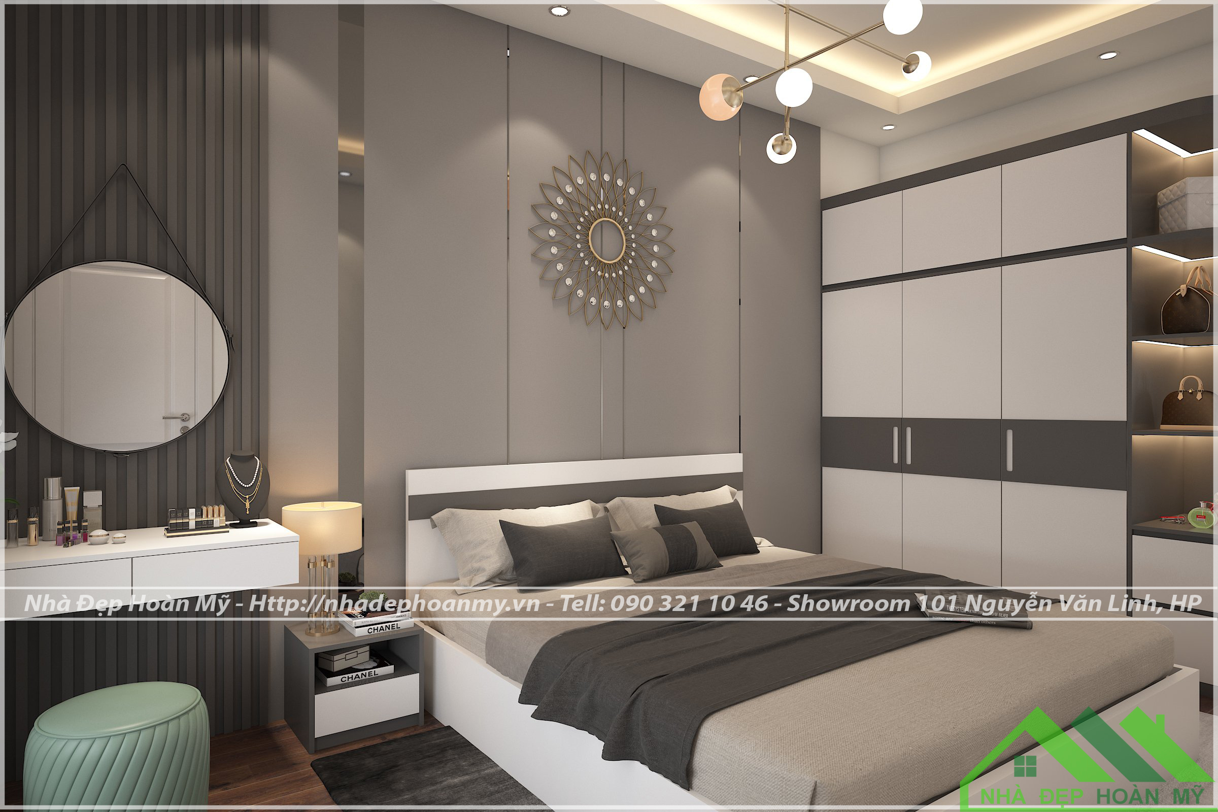 Thiết kế phòng ngủ tại Thủy Nguyên