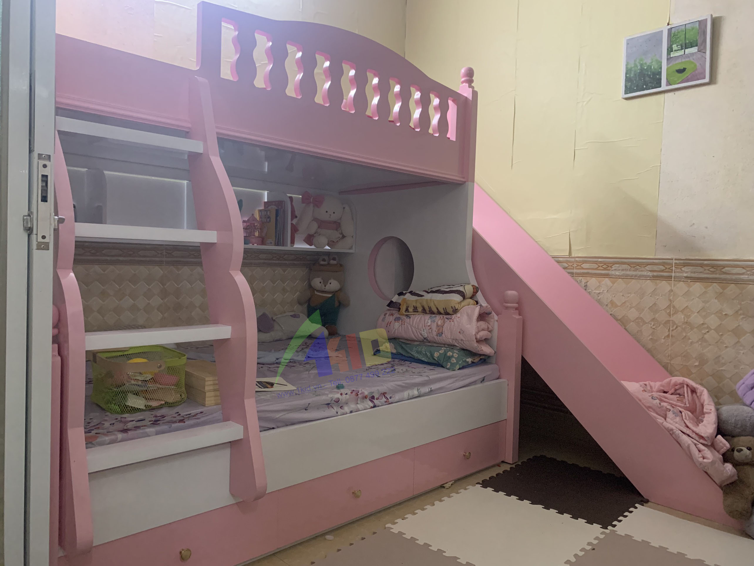 Giường tầng trẻ em giá Hải Phòng