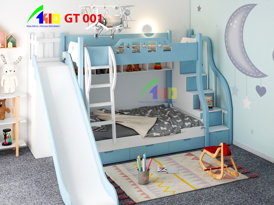 Giường tầng trẻ em Hải Phòng giá tốt là mẫu giường gỗ công nghiệp được nhiều gia đình lựa chọn khi sở hữu mẫu mã đa dạng, chất lượng cao, giá tốt