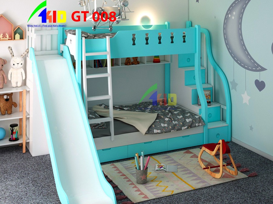 giường tầng trẻ em Hải Phòng đẹp là thiết kế giường gỗ công nghiệp MDFđược nhiều gia đình lựa chọn khi sở hữu mẫu mã đẹp, chất lượng cao, giá tốt