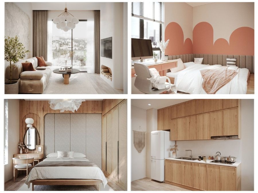 Thiết kế nội thất căn hộ chung cư Hải Dương