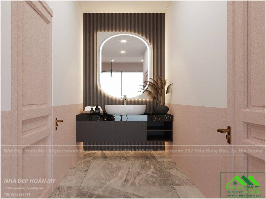 Thiết kế khu vực rửa tay