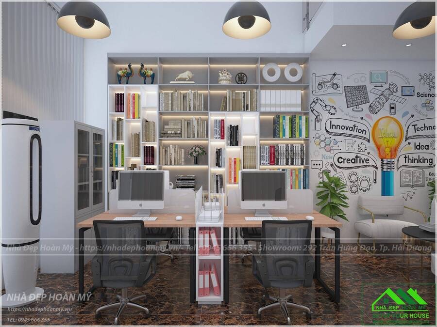 Bố trí khu vực bàn làm việc