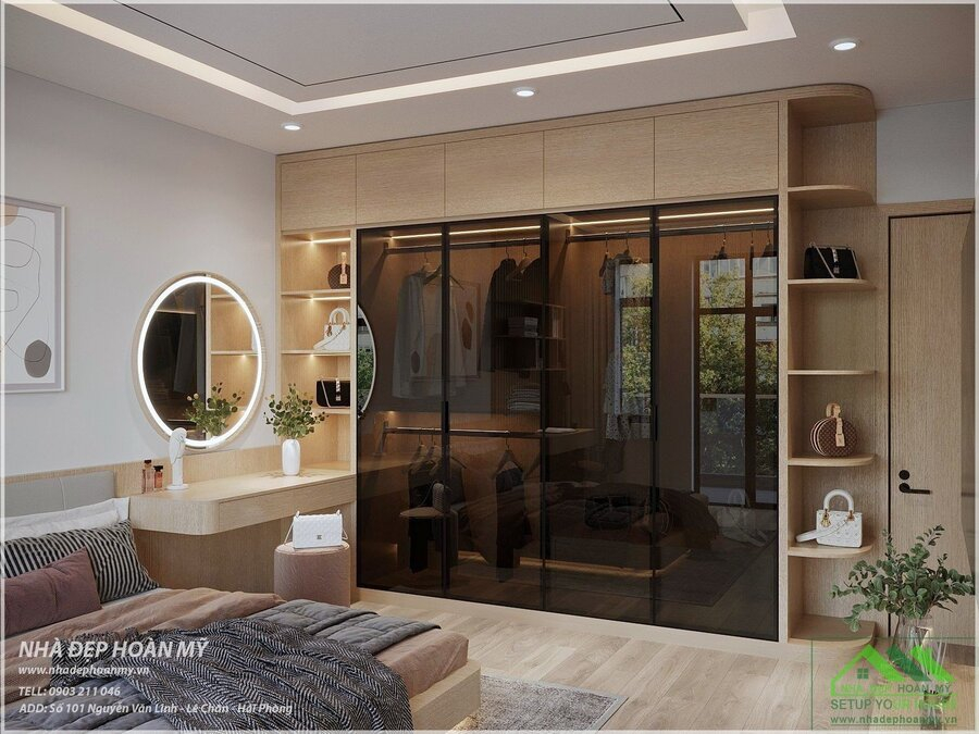 thiết kế nội thất phòng ngủ Hải Phòng