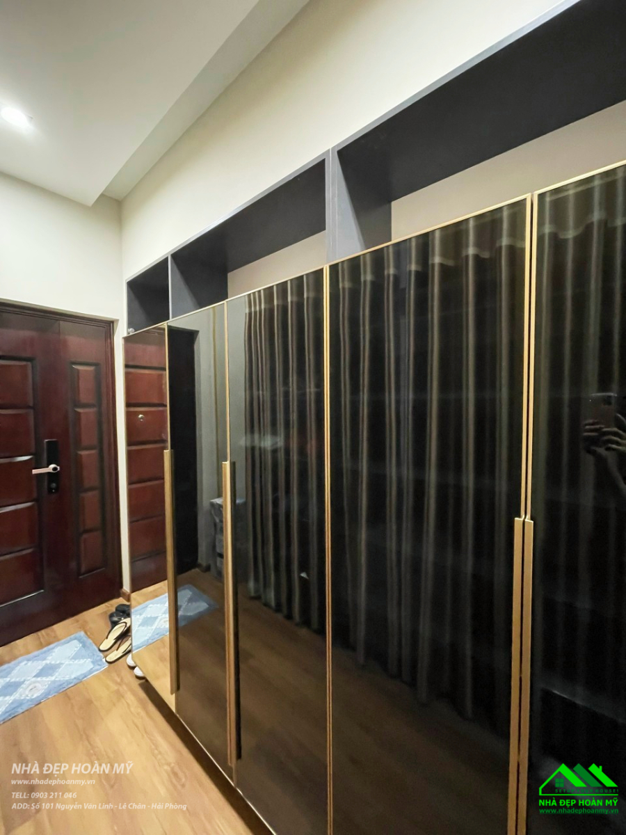 thi công tủ áo cánh kính Hải Phòng giá rẻ