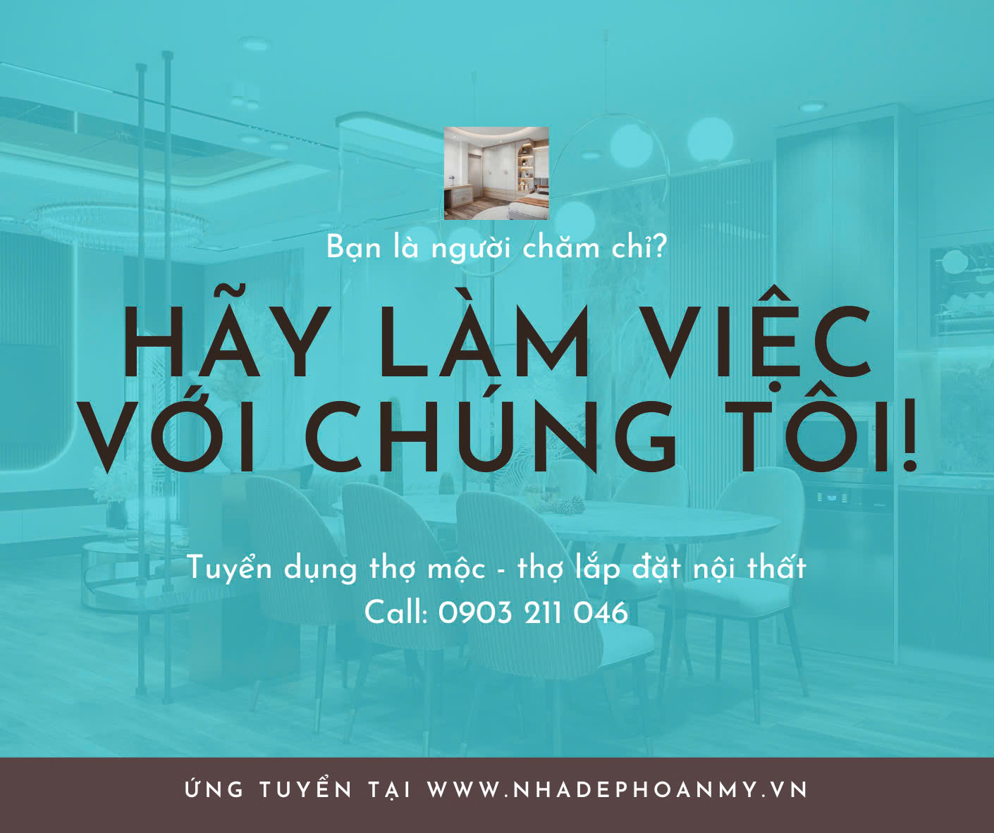 Nhà Đẹp Hoàn Mỹ tuyển dụng thợ lắp đặt 2024