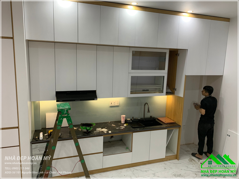 Thiết kế tủ bếp đẹp Hải Phòng