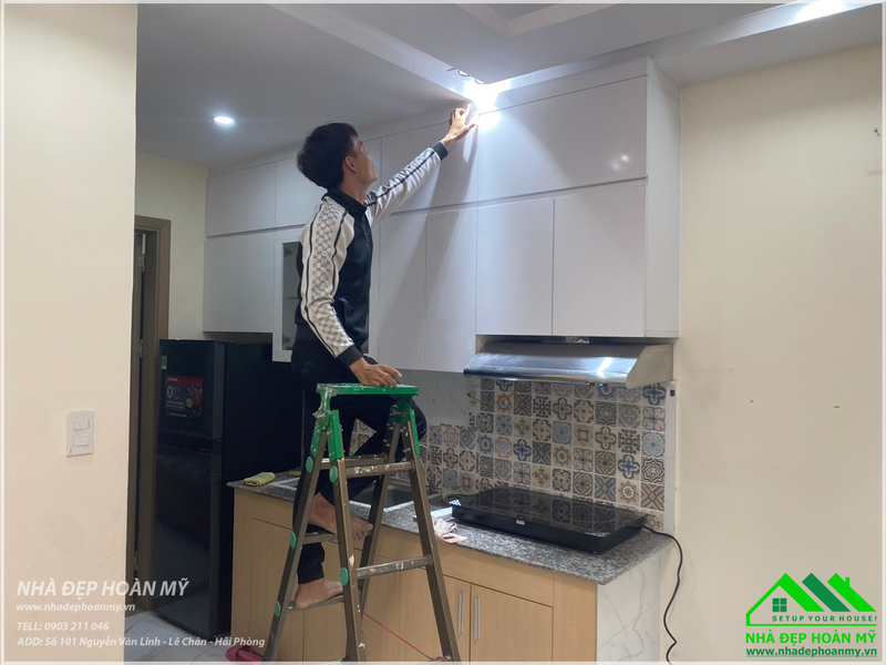 Thiết kế tủ bếp đẹp Hải Phòng
