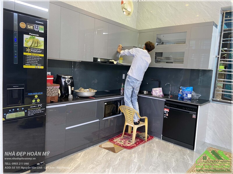 Thiết kế tủ bếp đẹp Hải Phòng