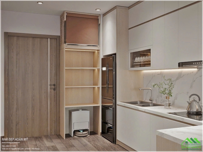 Tủ bếp chung cư Hoàng Huy - Hoàng Huy Commerce
