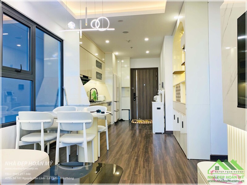 Tủ bếp chung cư Hải Phòng Hoàng Huy Commerce - Tulip