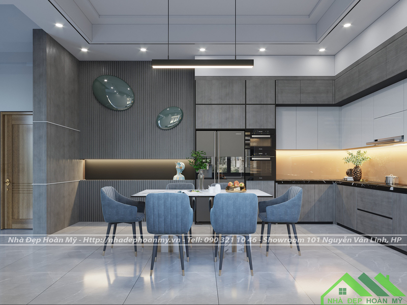 Thi công tủ bếp tại Hồng Thái - An Dương