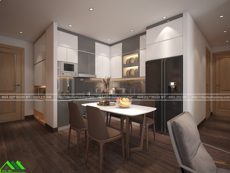 Tủ bếp chung cư giá rẻ Hải Phòng