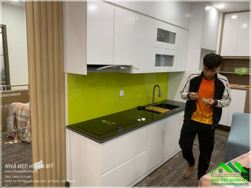 Tủ bếp chung cư giá rẻ tại Hải Phòng