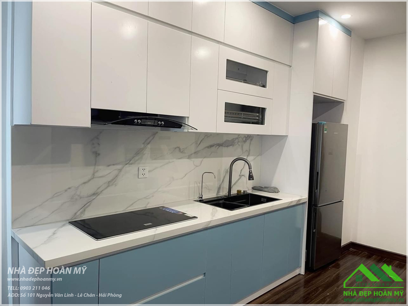Tủ bếp chung cư giá rẻ Hải Phòng