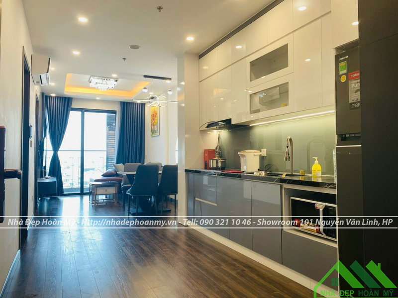 Tủ bếp chung cư giá rẻ Hải Phòng