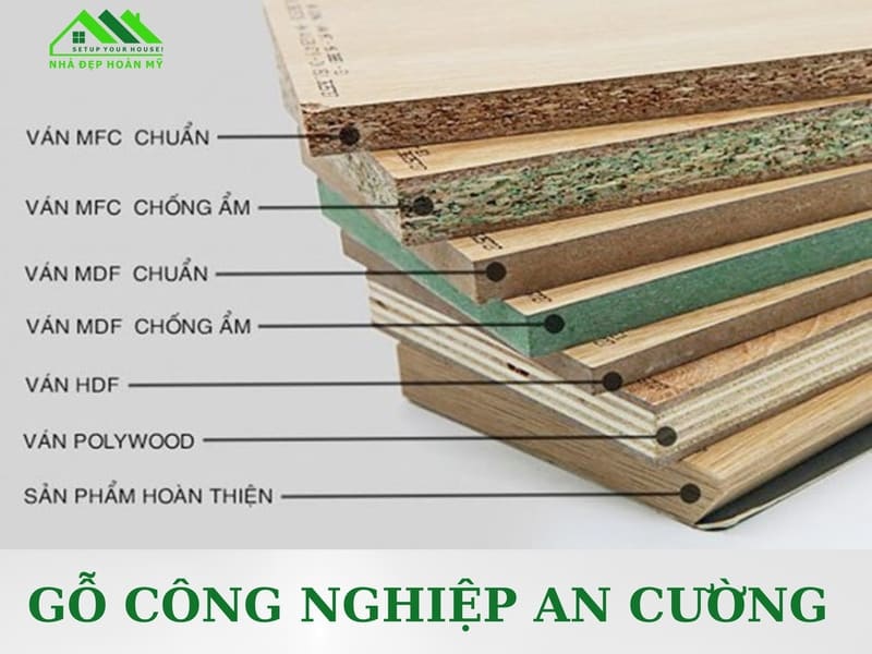 Thi công nội thất phòng ngủ gỗ AN CƯỜNG tại Hải Phòng