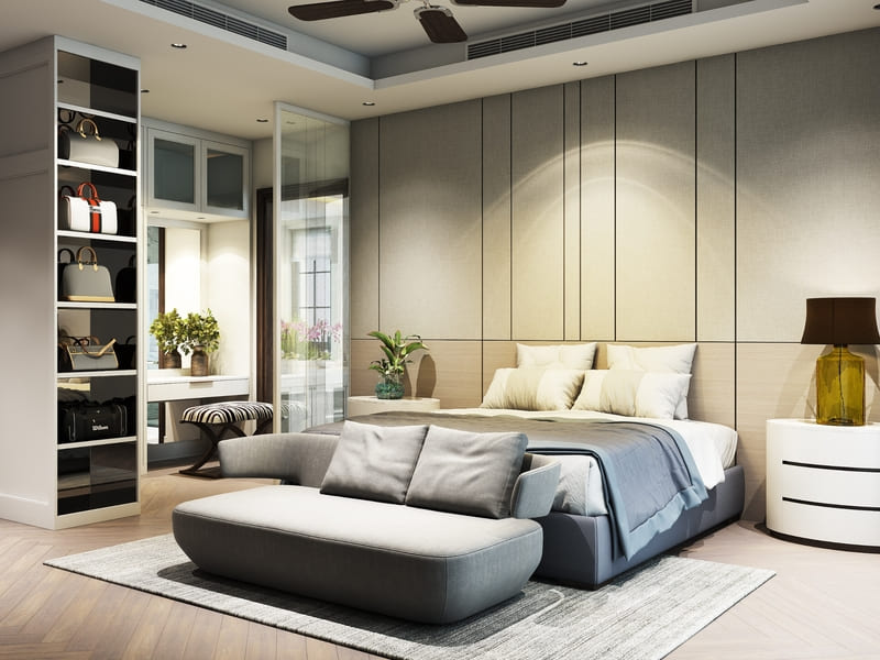 Thi công nội thất phòng ngủ gỗ AN CƯỜNG tại Hải Phòng