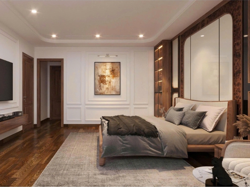 Thi công nội thất gỗ tự nhiên tại Thủy Nguyên, Hải Phòng