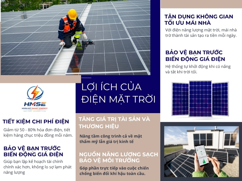6 lợi ích cốt lõi của điện mặt trời hải phòng