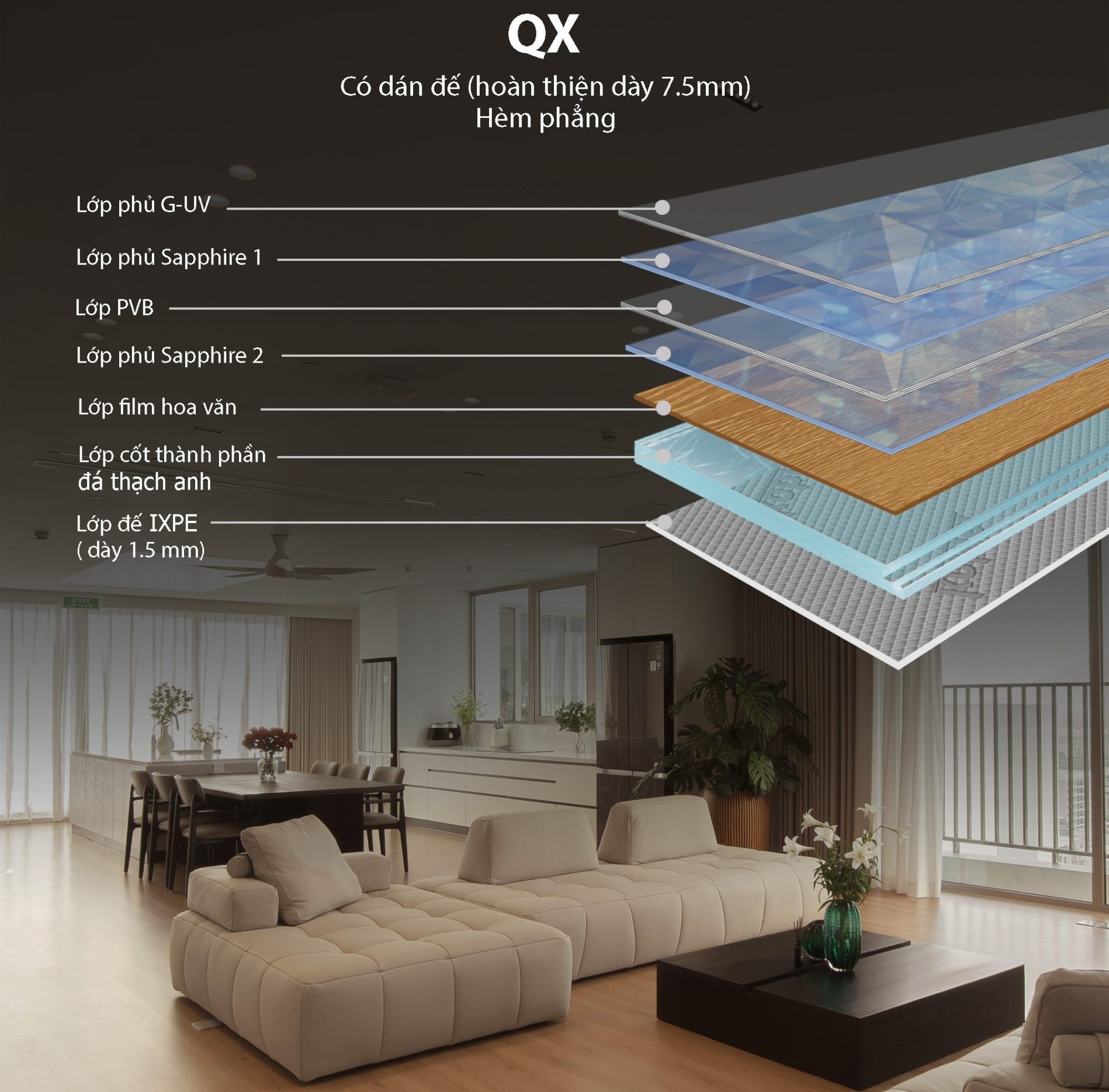 Sàn thạch anh Kobler QX (Quartz Extreme)