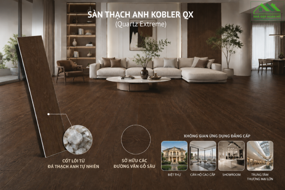 Sàn thạch anh Kobler QX Hải Phòng