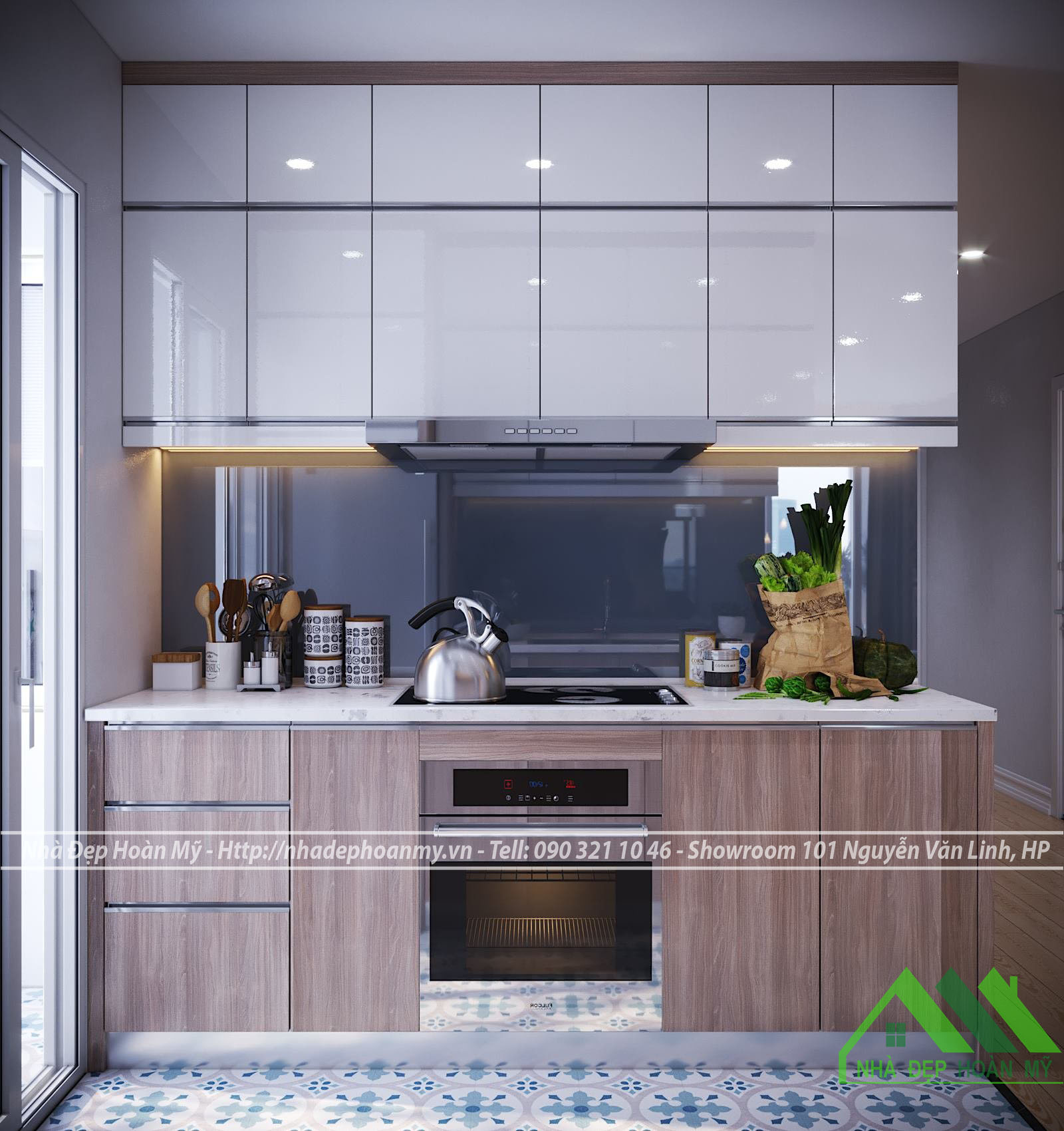 Tủ bếp nhựa giá rẻ Hải Phòng