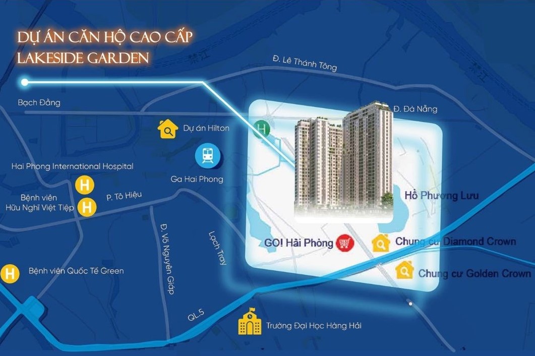 Dự án căn hộ cao cấp Lakeside Garden