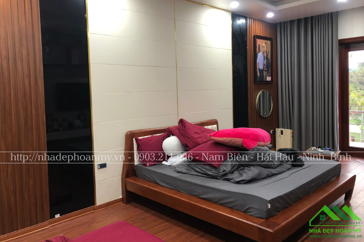 Thi công phòng ngủ Hải Hậu