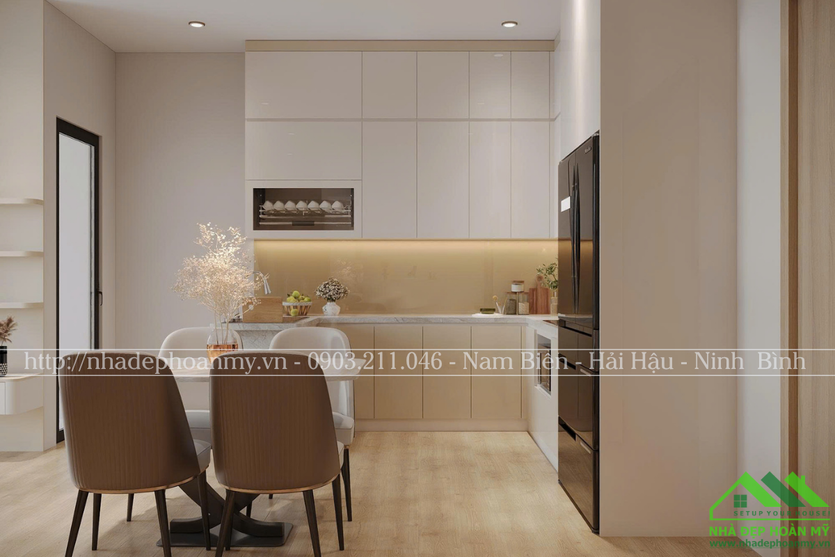 Thi công tủ bếp hải hậu