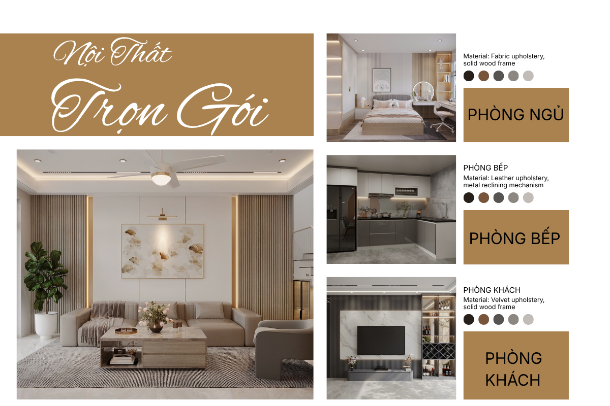 Báo giá thi công nội thất trọn gói tại Hải Hậu