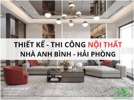 Thiết kế nội thất nhà anh Bình Hải Phòng - thiết kế nội thất nhà phố hiện đại